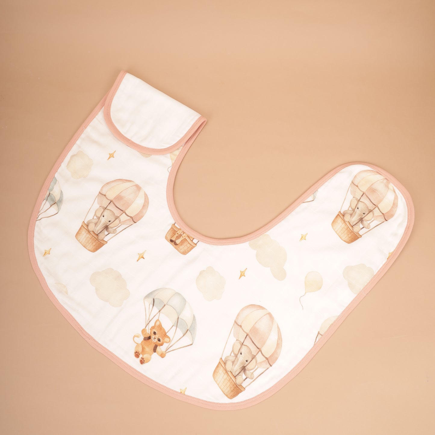 Double Shoulder Burp Cloth - Hot Air Balloon