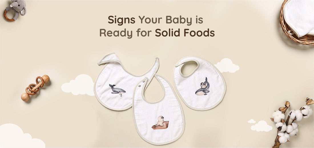 Signs your baby is ready for solid foods