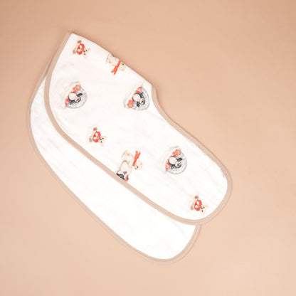 Double Shoulder Burp Cloth - Arctic Dreams