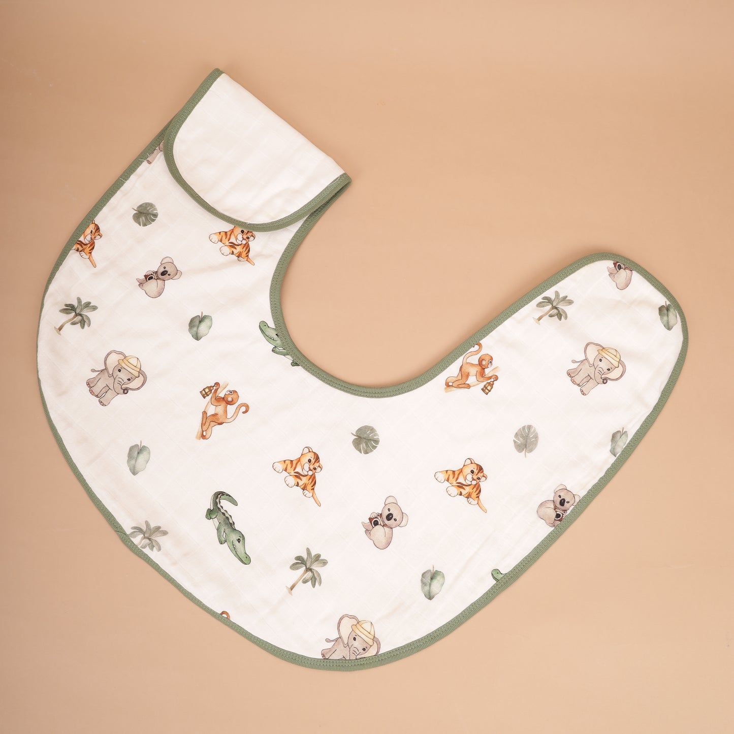 Double Shoulder Burp Cloth - Animal Kingdom
