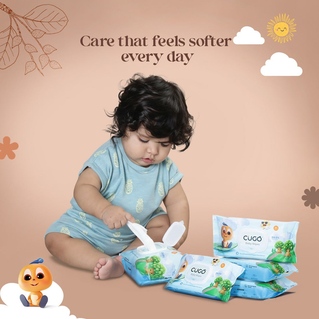 99.5% Water Wipes with Australian Kakadu Plum