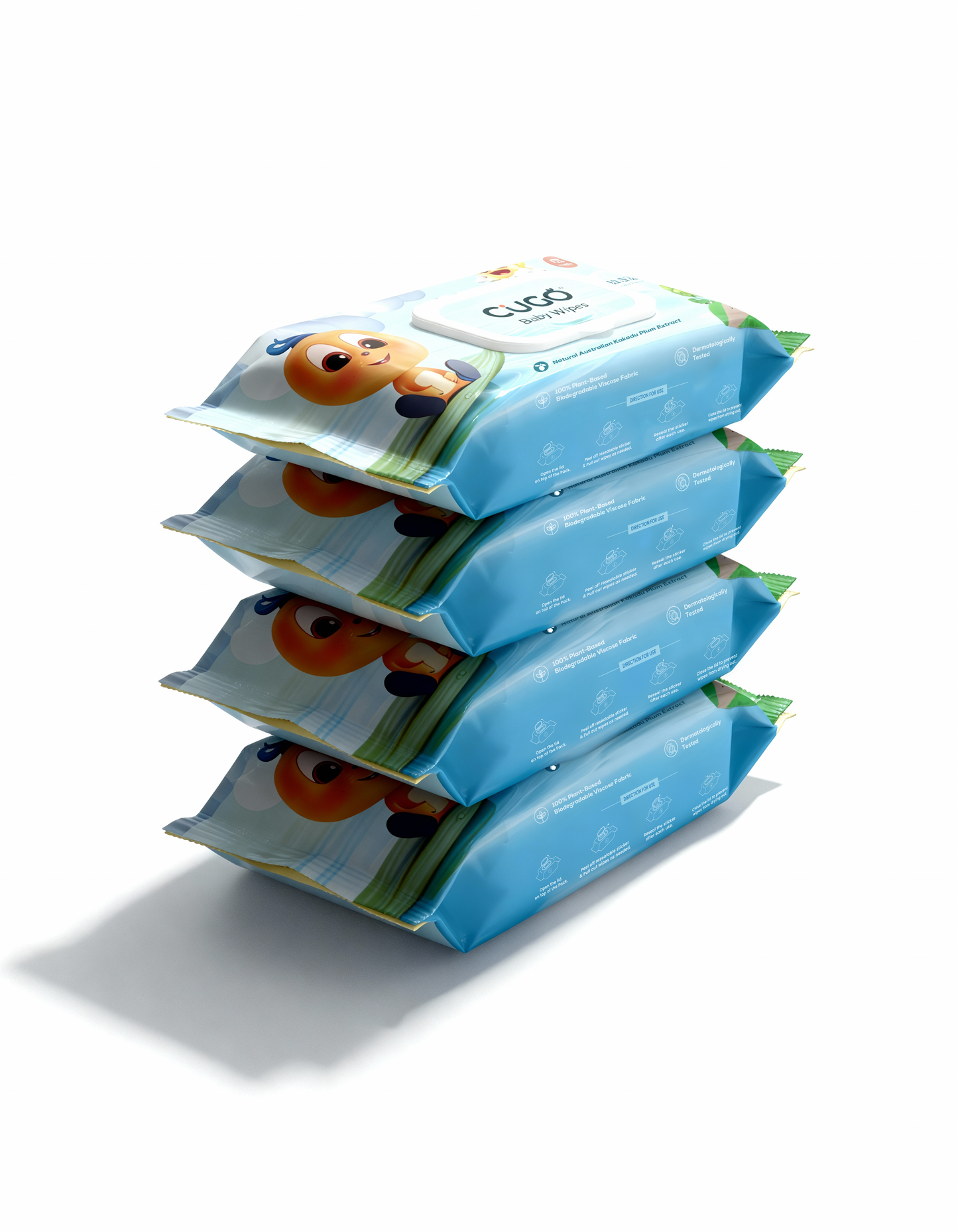 99.5% Water Wipes with Australian Kakadu Plum