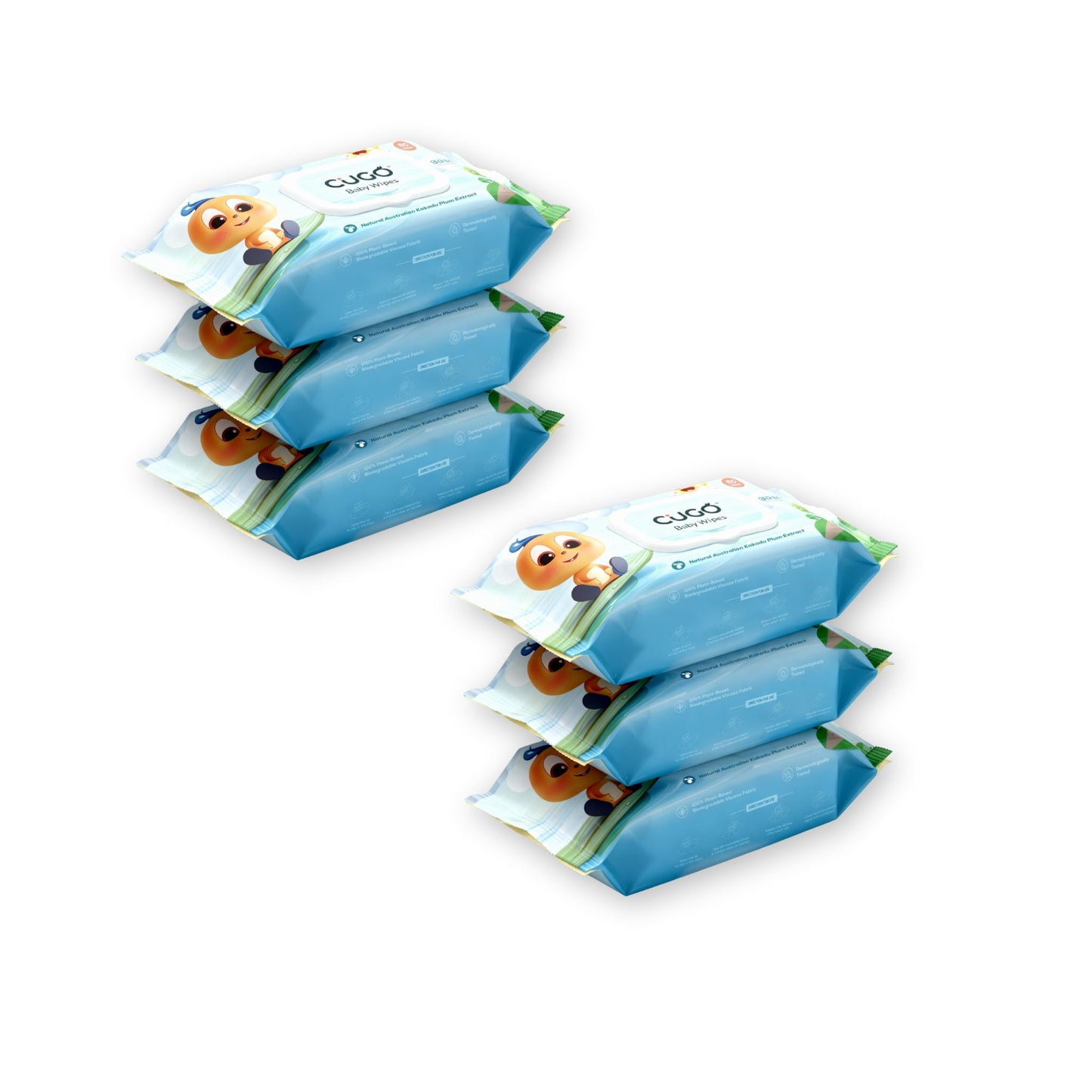 99.5% Water Wipes with Australian Kakadu Plum