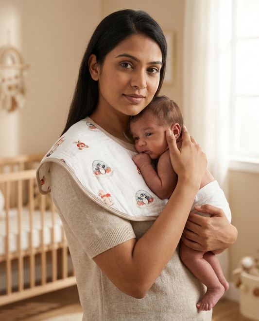 Double Shoulder Burp Cloth - Arctic Dreams
